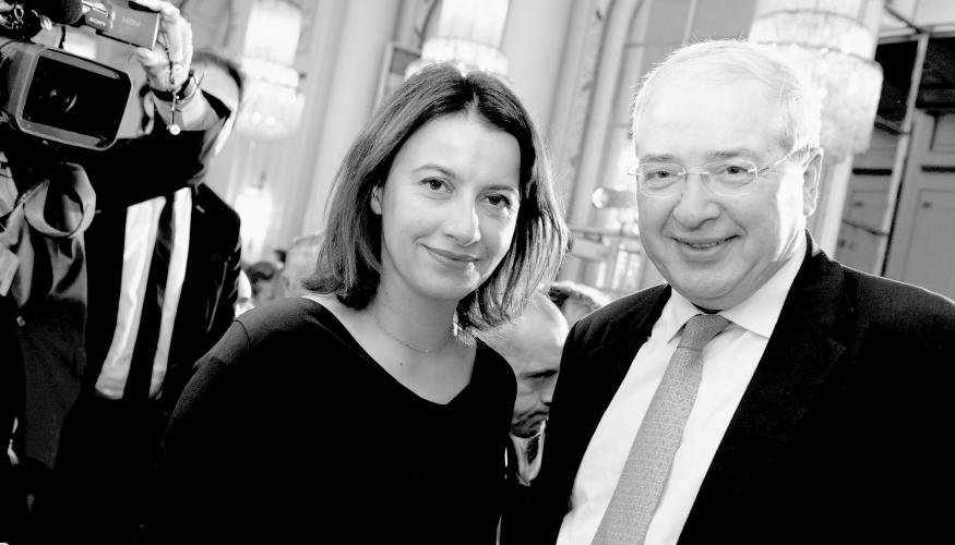 Cecile DUFLOT / Jean-Paul HUCHON - Photographe Steeve GUERBAZ - A L'IMAGE PRES